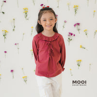 Mooi Atasan Anak Perempuan Nara Ruffle Top