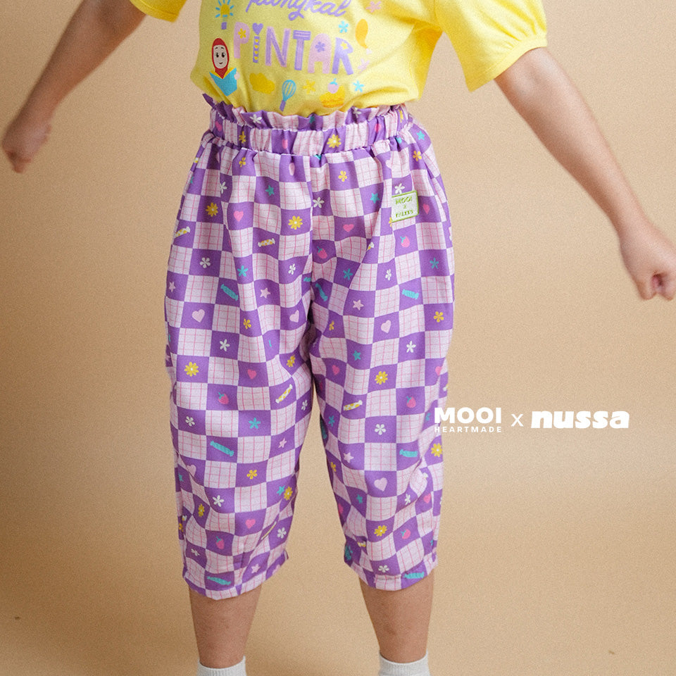 Mooi x Nussa Celana Panjang Anak Perempuan Rarra Pants