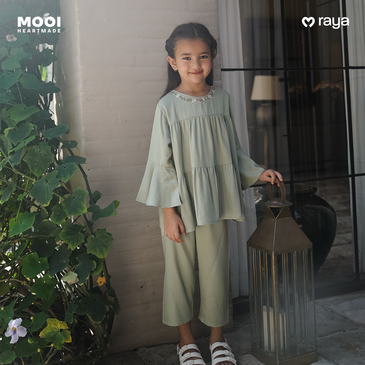 Mooi Setelan Anak Perempuan Nuha Tunik Set
