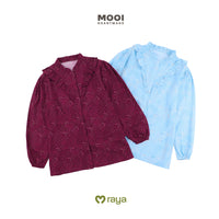 Mooi Tunik Wanita Atasan Wanita Raya Collection Naima Tunik Adult Zeina Series