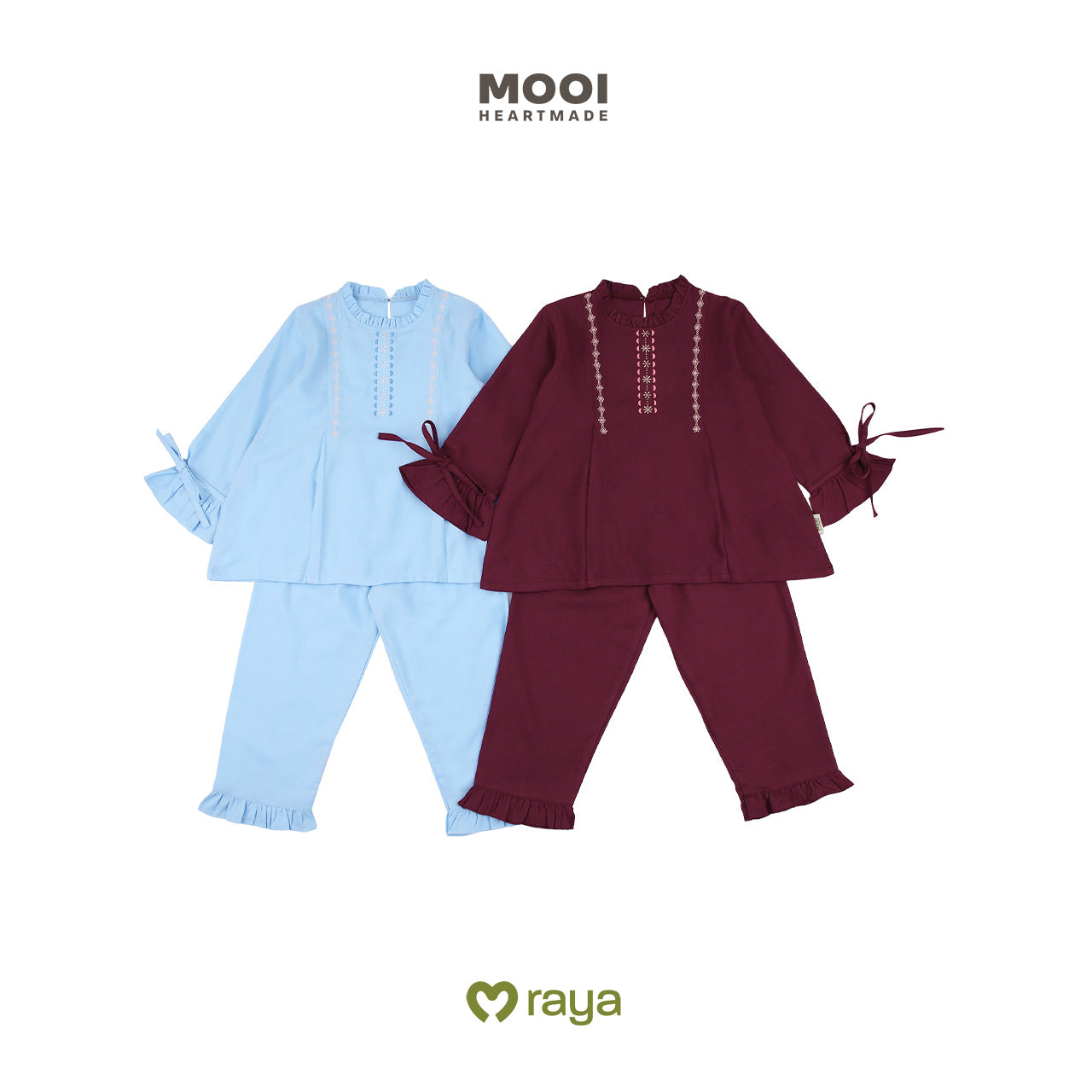 Mooi Setelan Anak Perempuan Raya Collection Serayya Tunik Set