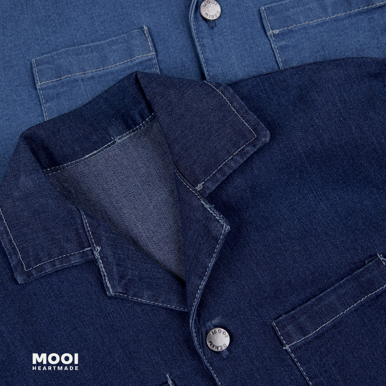 Mooi Kemeja Jeans Anak Laki-Laki Marlo Denim Shirt