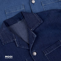 Mooi Kemeja Jeans Anak Laki-Laki Marlo Denim Shirt