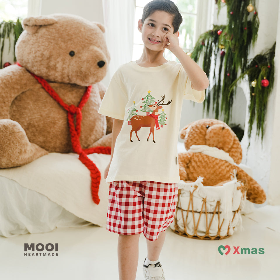 Mooi Celana Pendek Anak Laki-Laki Christmas Collection Ezra Pants
