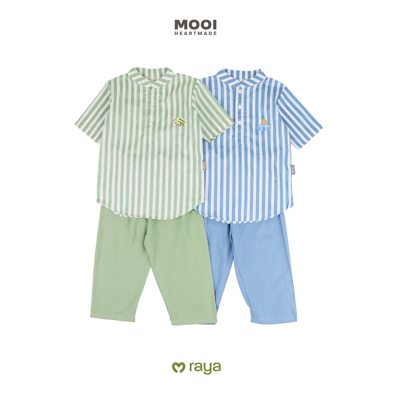 Mooi Rafka Striped Koko Set Setelan Koko Anak