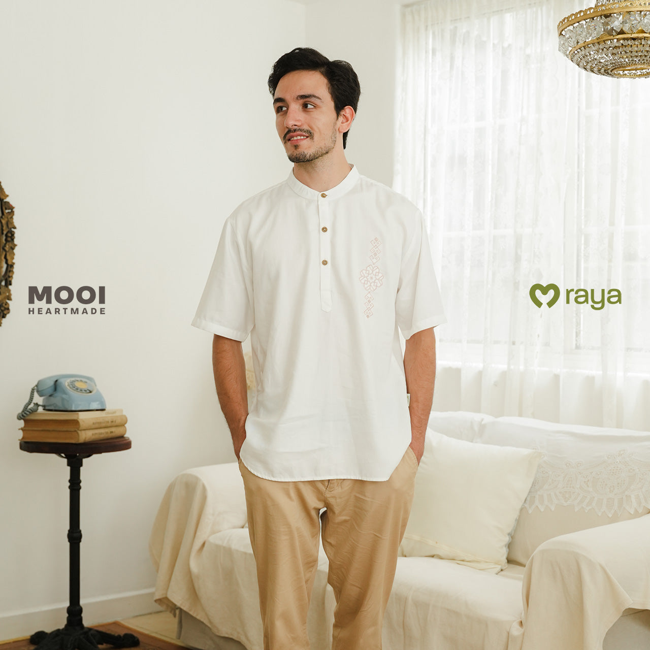 Mooi Atasan Pria Kemeja Pria Raya Collection Karim Koko