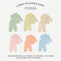 Mooi Piyama Panjang Anak Baju Tidur Anak Long Pajamas