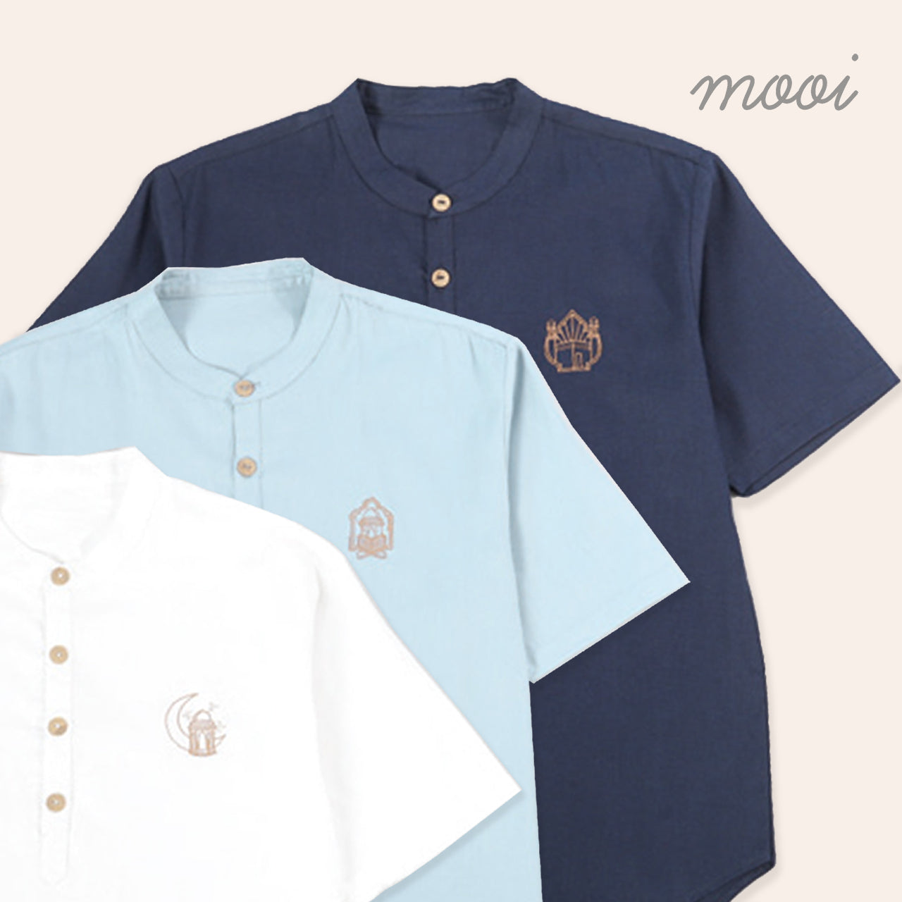 Mooi Atasan Pria Kemeja Pria Raya Collection Karim Koko V1