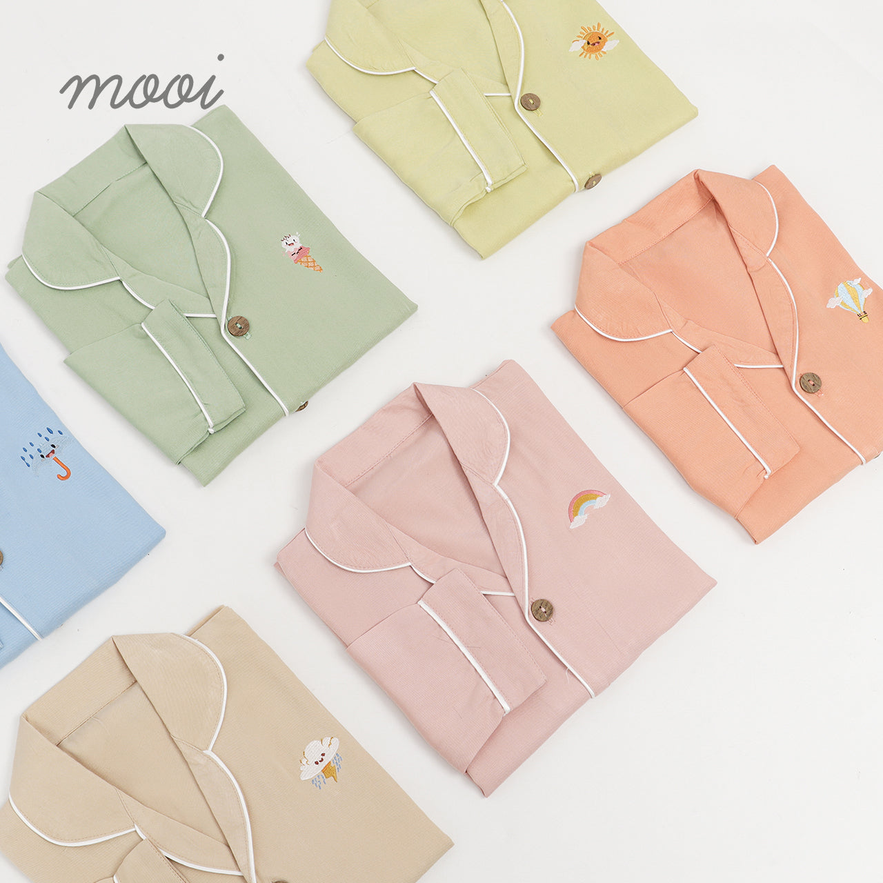 Mooi Piyama Panjang Anak Baju Tidur Anak Long Pajamas
