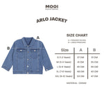 Mooi Jaket Jeans Anak Arlo Denim Jacket