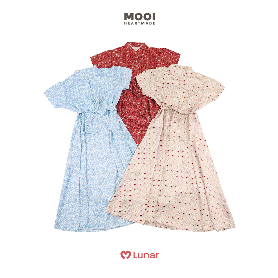 Mooi Dress Dewasa Lunar Collection Lian Hua Cheongsam Dress Adult