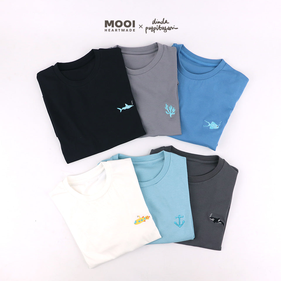 Mooi X Dinda Puspitasari Kaos Dewasa Mavel Basic T-Shirt Adult