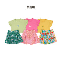 Mooi Setelan Anak Perempuan Ella Skort Set