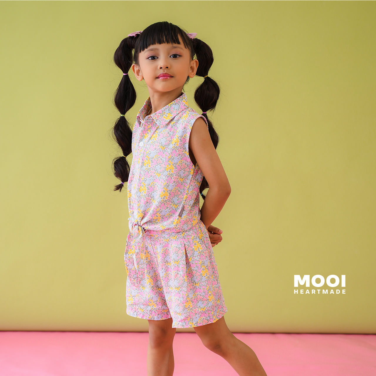 Mooi Setelan Anak Perempuan Monica Set