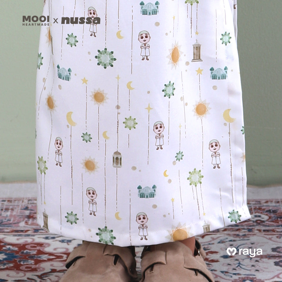Mooi x Nussa Sarung Print Sarung Anak Laki - Laki Raya Collection