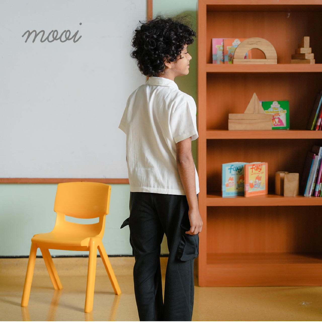 Mooi Kemeja Anak Laki-laki Arka Pocket Shirt V1