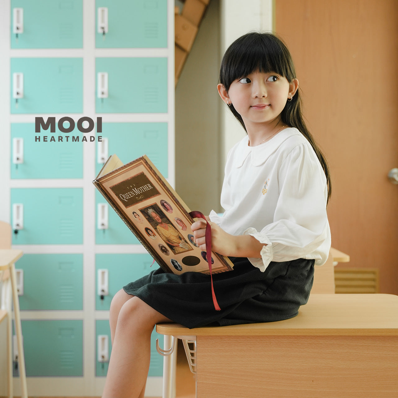 Mooi Atasan Anak Perempuan Ruby Shirt