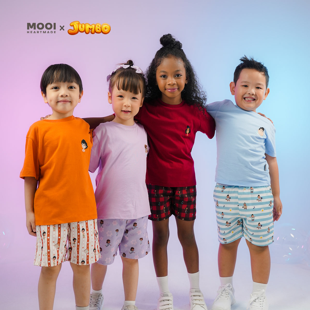 Mooi x Jumbo Setelan Anak T-Shirt Playset