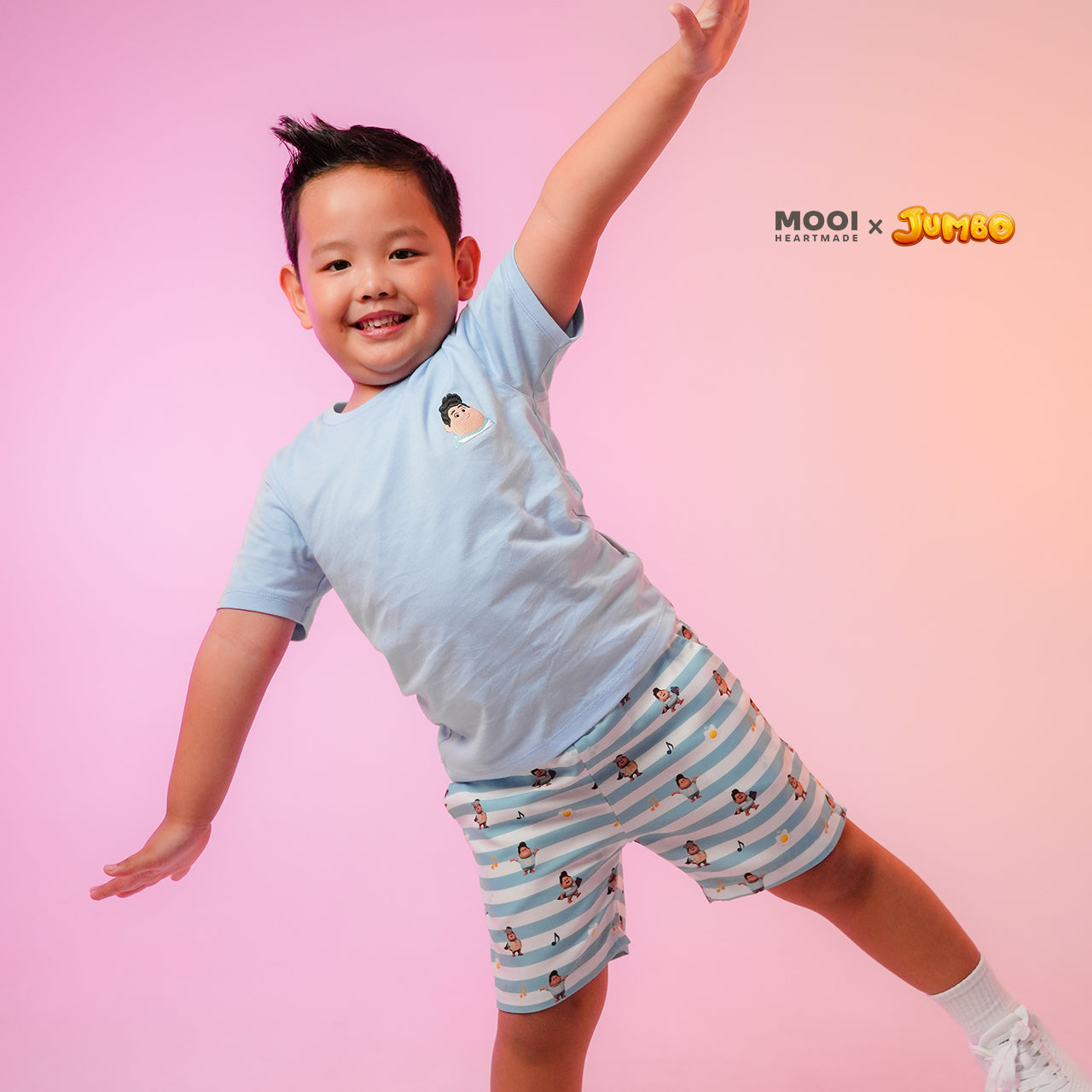 Mooi x Jumbo Setelan Anak T-Shirt Playset