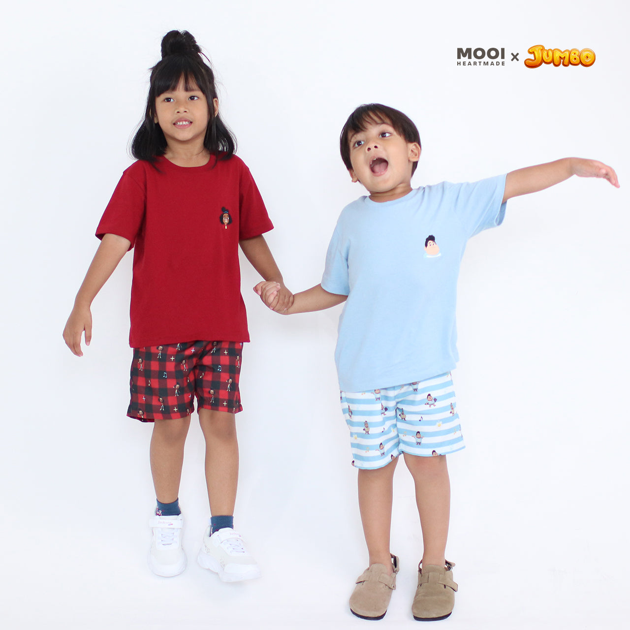Mooi x Jumbo Setelan Anak T-Shirt Playset
