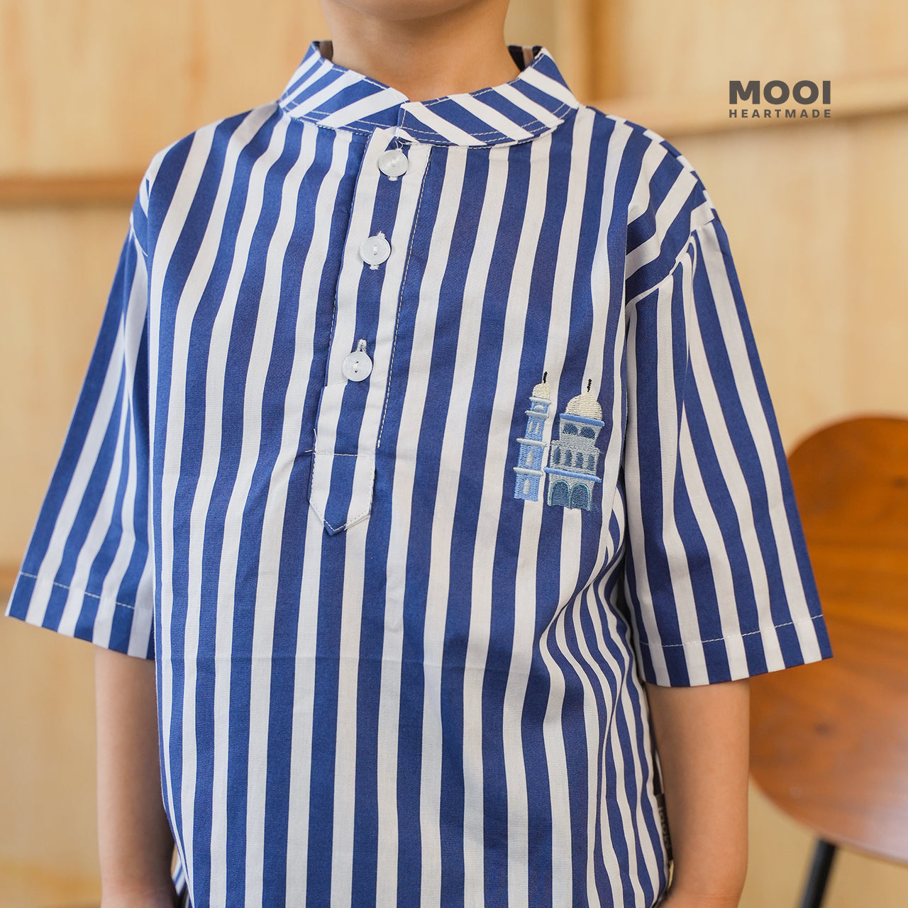 Mooi Rafka Striped Koko Set Setelan Koko Anak