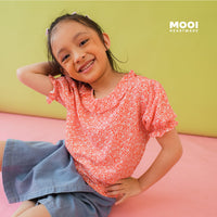 Mooi Atasan Anak Perempuan Leoni Top
