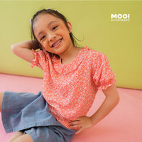 Mooi Atasan Anak Perempuan Leoni Top