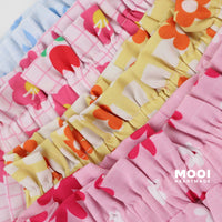 Mooi Setelan Anak Perempuan Ruffle Pocket Tee