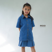 Mooi Kemeja Jeans Anak Sean Denim Shirt