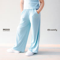 Mooi Celana Panjang Anak Perempuan Comfy Rib Long Wide Pants