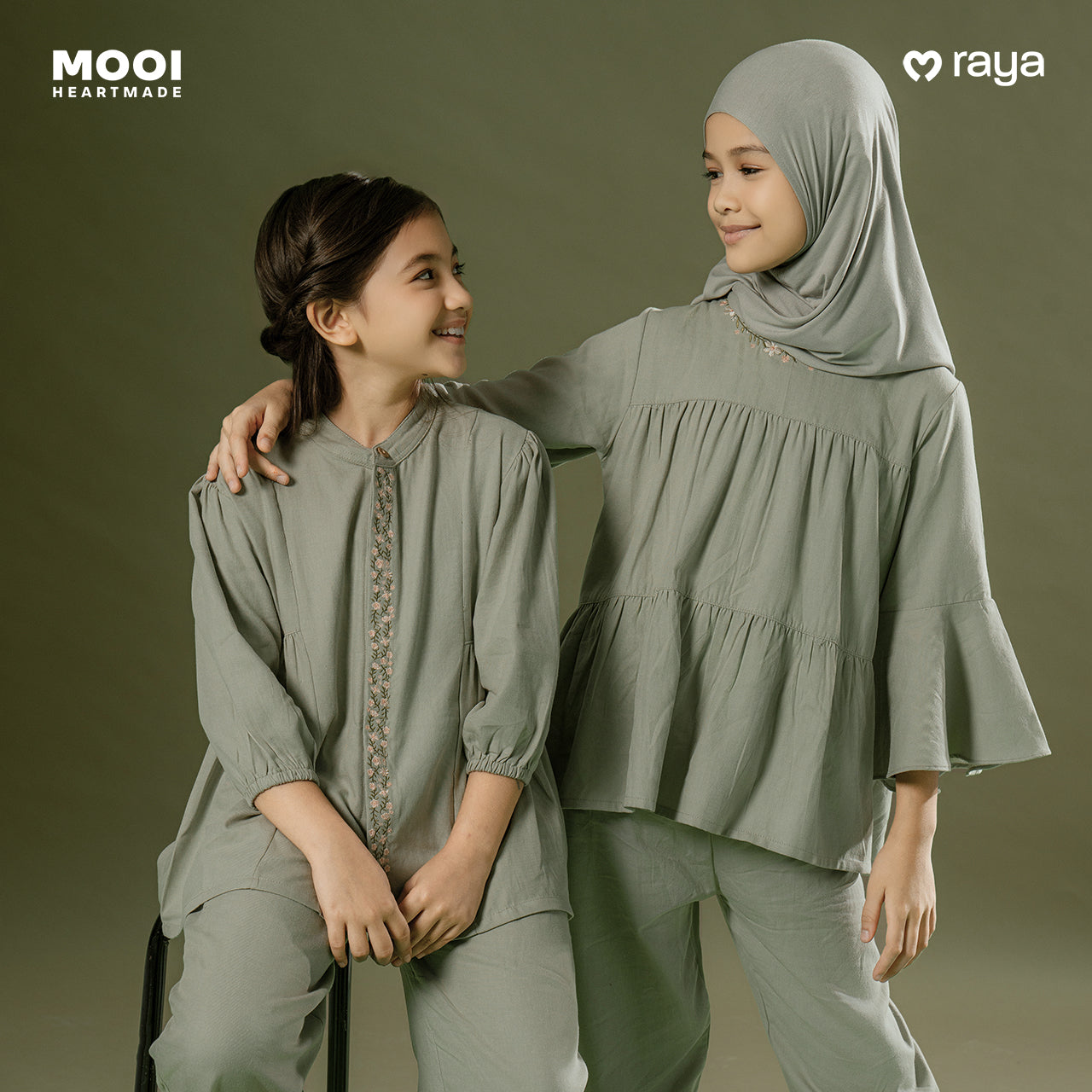 Mooi Hijab Instant Anak Jilbab Anak Perempuan