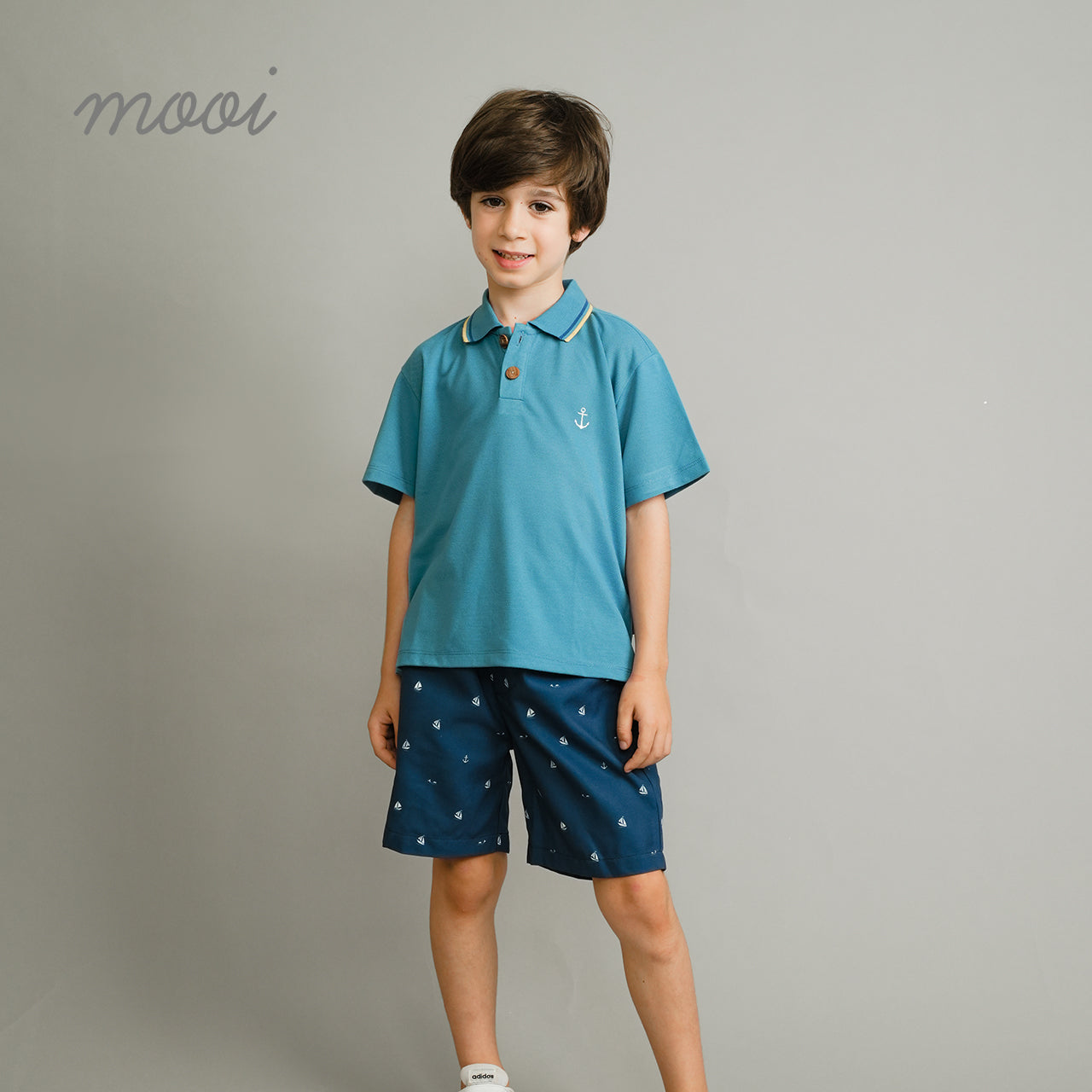 Mooi Kemeja Anak Laki-Laki Polo Shirt V1