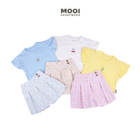 Mooi Setelan Anak Perempuan Ella Skort Set