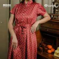 Mooi Dress Dewasa Lunar Collection Lian Hua Cheongsam Dress Adult