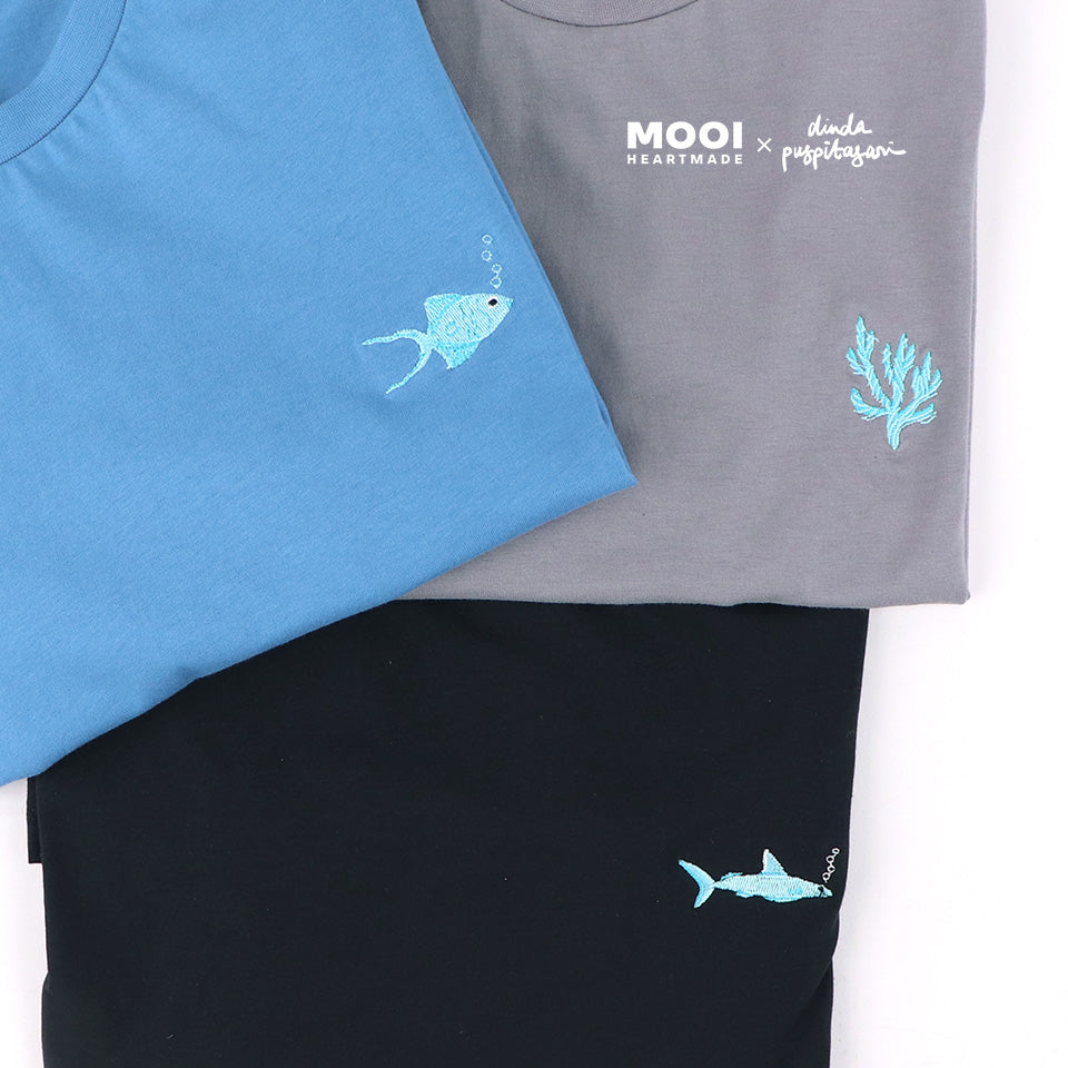 Mooi X Dinda Puspitasari Kaos Dewasa Mavel Basic T-Shirt Adult
