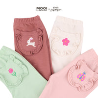 Mooi X Dinda Puspitasari Celana Panjang Anak Perempuan Yumna Pants Ruffle