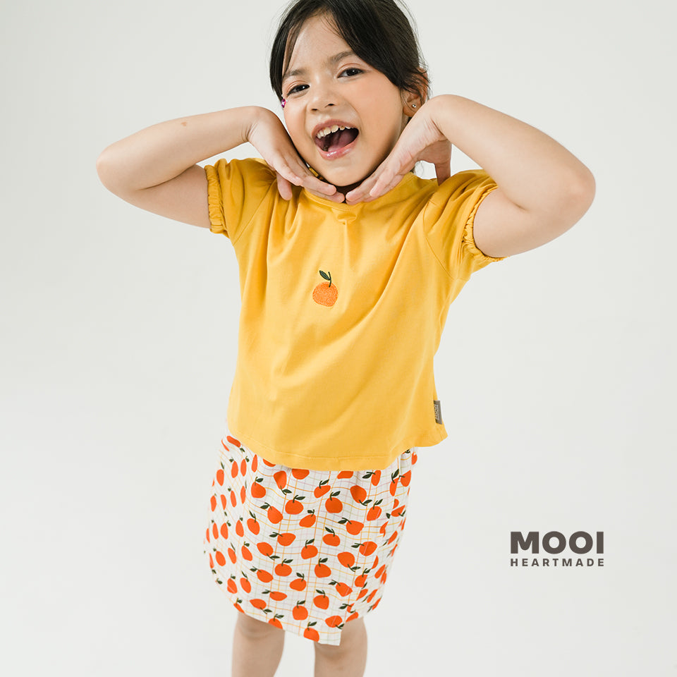 Mooi Setelan Anak Perempuan Alena Skort Set