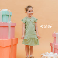 Mooi Setelan Anak Perempuan Narumi Ruffle Set