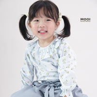 Mooi Atasan Anak Perempuan Erica Ruffle Top