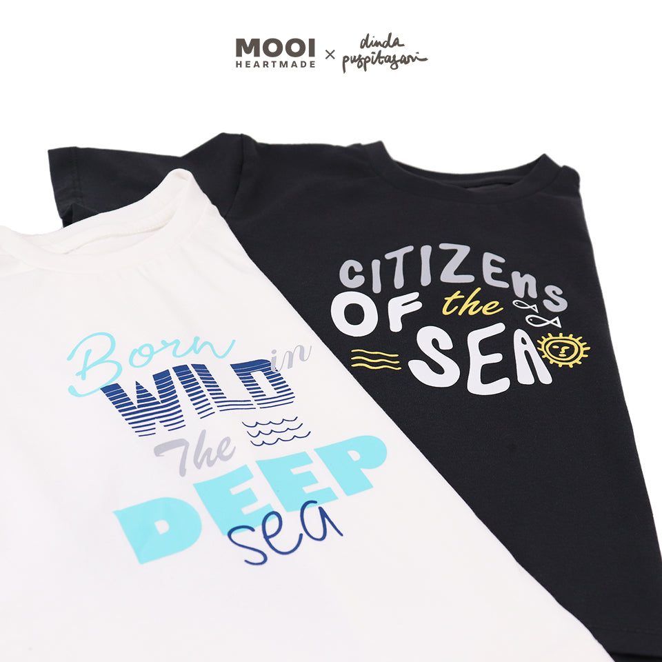 Mooi X Dinda Puspitasari Setelan Anak Kio Graphic Tee Set