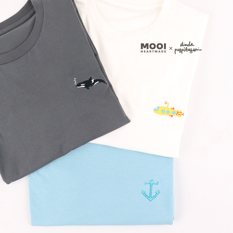 Mooi X Dinda Puspitasari Kaos Dewasa Mavel Basic T-Shirt Adult