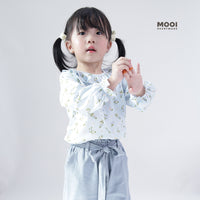 Mooi Atasan Anak Perempuan Erica Ruffle Top