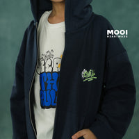 Mooi Atasan Hoodie Panjang Anak Theo Hoodie Jacket