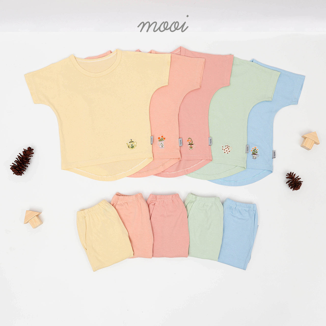 Mooi Setelan Anak Perempuan Kulot Alice Set
