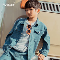 Mooi Jaket Jeans Anak Arlo Denim Jacket