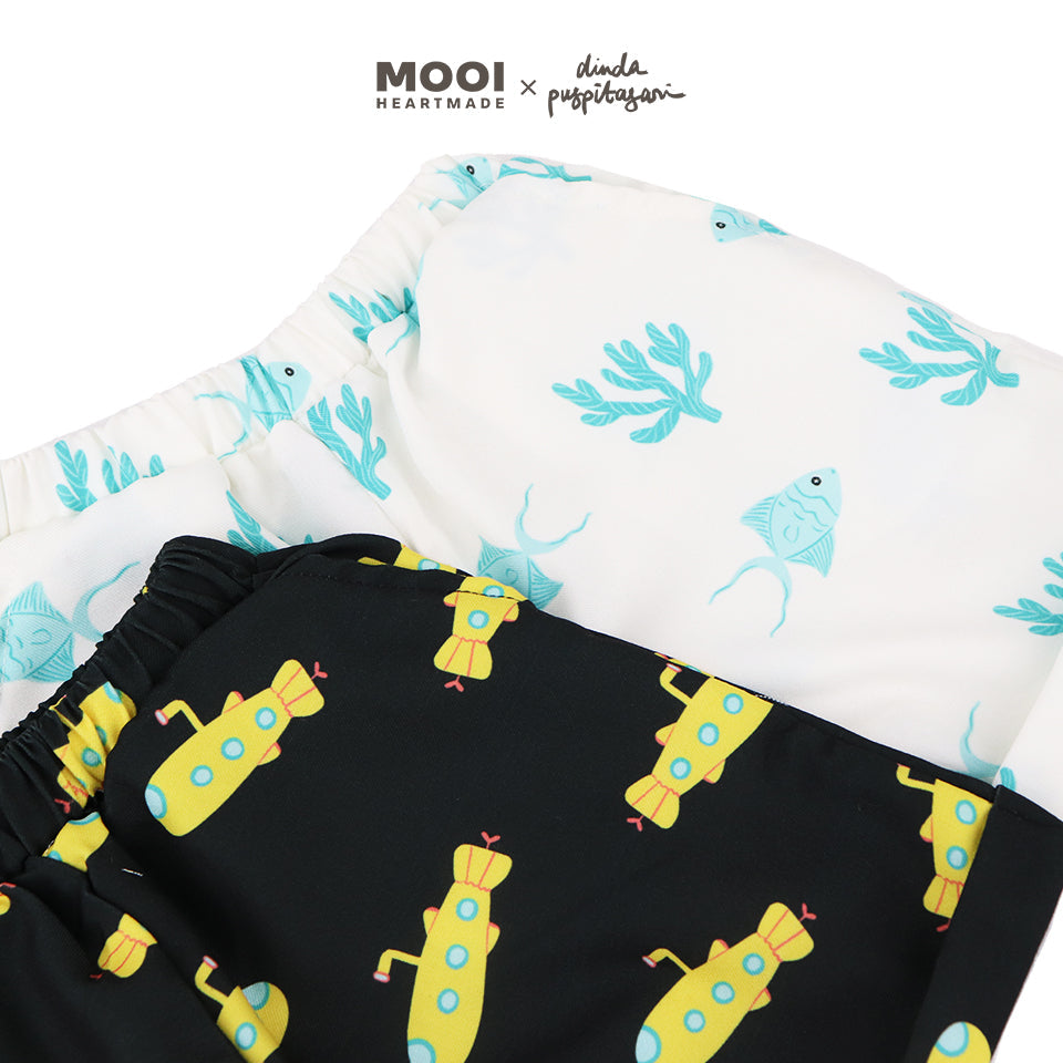 Mooi X Dinda Puspitasari Setelan Anak Kio Graphic Tee Set