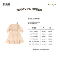 Mooi Dress Anak Gamis Anak Perempuan Raya Collection Namyra Dress