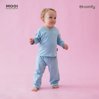 Mooi Setelan Piyama Bayi Comfy Baby Basic Pajamas
