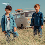 Mooi Jaket Jeans Anak Arlo Denim Jacket