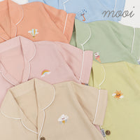 Mooi Piyama Anak Baju Tidur Anak Short Pajamas V1